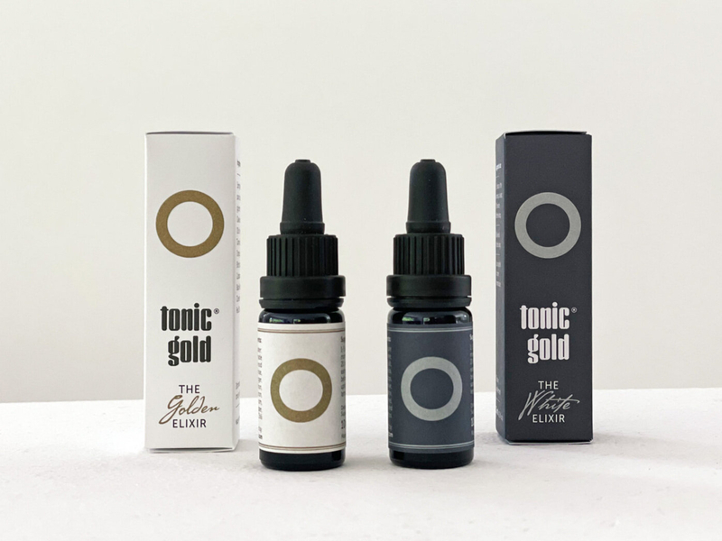 金丹 Tonic Gold (煉金術製劑) 一套兩枝 { 金華瓶  + 清淨瓶}